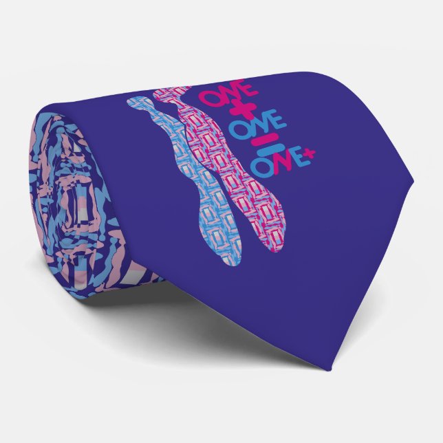 ONE PLUS ONE EQUALS ONE MORE BY MASANSER TIE (Rolled)