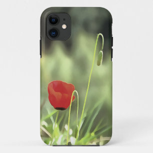 One Poppy Artistic Wildflower Painting Case-Mate iPhone Case