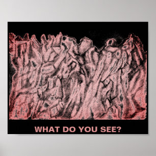 One poster two purposes art & brain trainer.