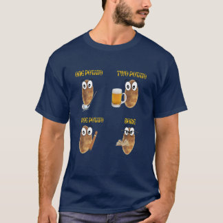 One Potato,Two Potato,3 Potato, Bore,Funny Potatoe T-Shirt