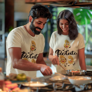 One Potato Two Potatoes Kawaii Veggies Unisex T-Shirt