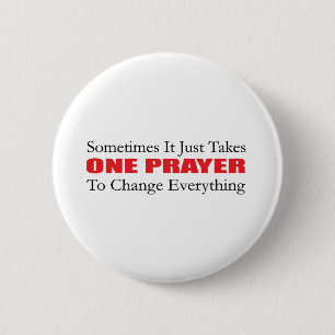 One Prayer Button