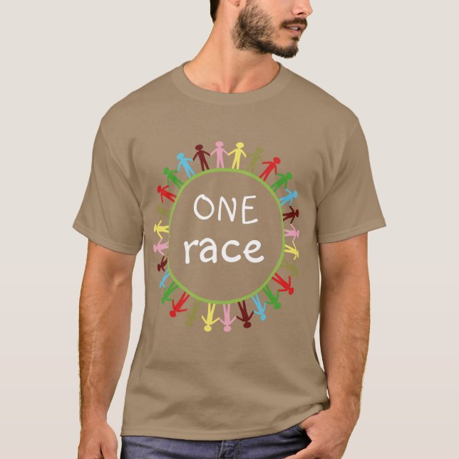 ONE Race HUMANS Cool Peace T-Shirt (Front)