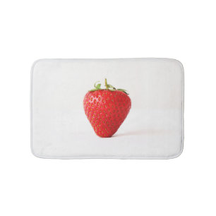 One Red Strawberry bmcnm Bath Mat