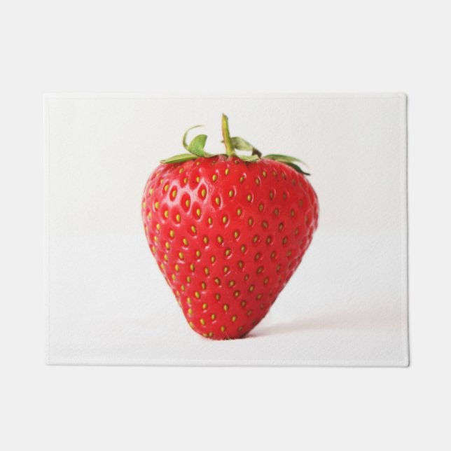 One Red Strawberry dmcna Doormat (Front)