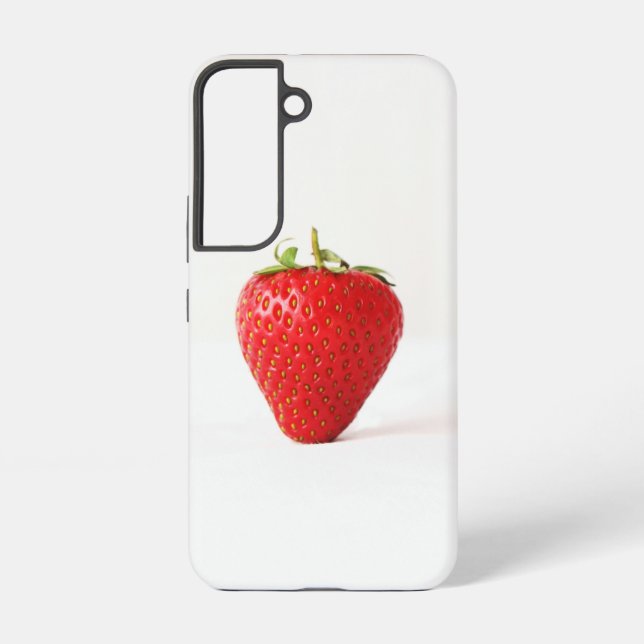 One Red Strawberry sgcna Samsung Galaxy S22 Case (Back)