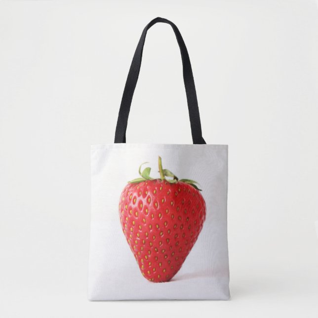 One Red Strawberry stcnm Tote Bag (Front)