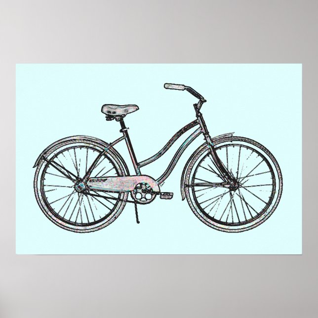 One Retro Bike Poster (Front)