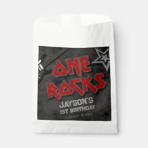 One Rocks - Boy 1st Birthday Favour Bags