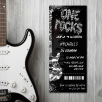 One Rocks Music Themed Concert Ticket Birthday
