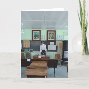 One Room School Card