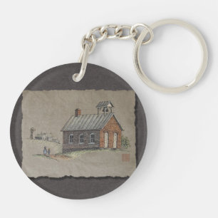 One Room School Key Ring