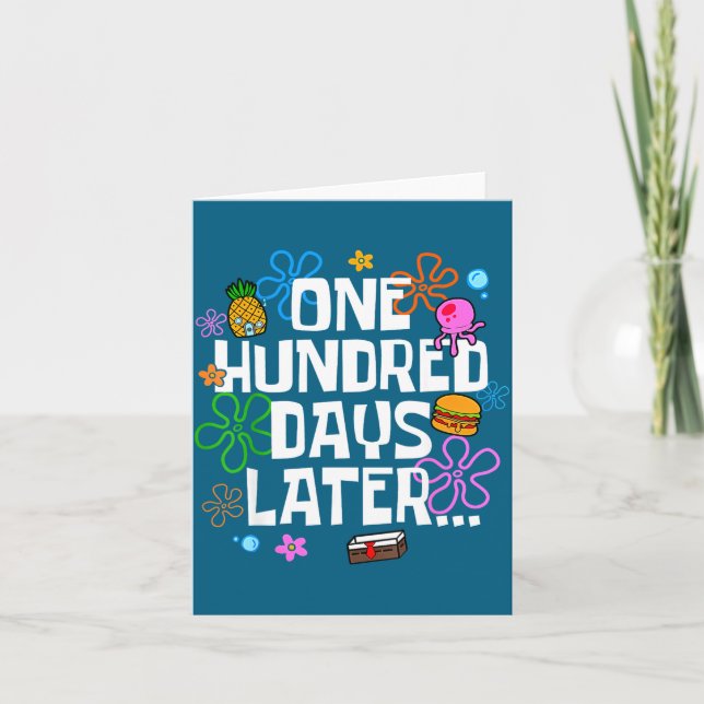 One Shirt Hundred 100 Days Later 100th Card (Front)