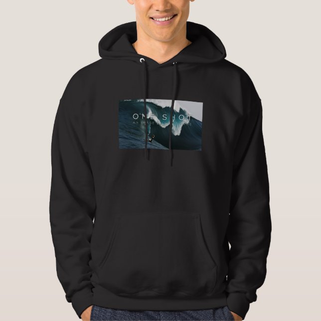 One Shot Mens Hoodie (Front)