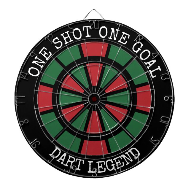 One Shot One Goal Dartboard Dart Legend (Front)