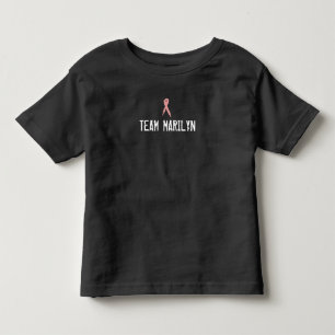 One Sided Black Toddler Team only T-Shirt