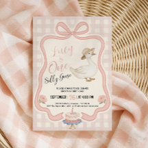 One Silly Goose Birthday Invitation
