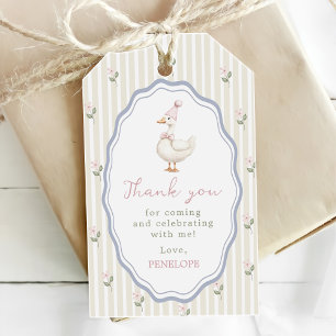 One Silly Goose Birthday Thank You Gift Tags