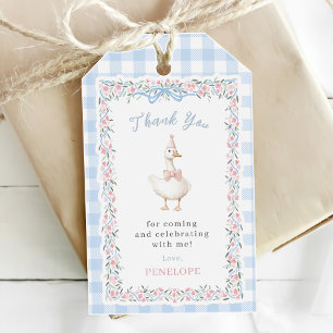 One Silly Goose Birthday Thank You  Gift Tags