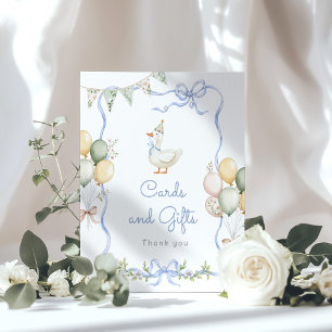 One Silly Goose Cards and Gifts Birthday party Poster