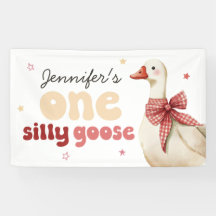 One Silly Goose Christmas Bow 1st Birthday