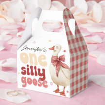 One Silly Goose Christmas Bow 1st Birthday