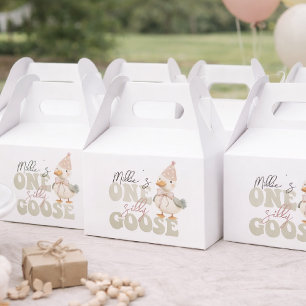 One Silly Goose Favour Box – First Birthday Goose