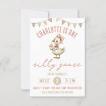 One Silly Goose, First Birthday Party