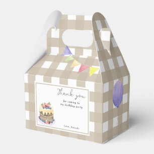One Silly goose First birthday Thank you Favour Box