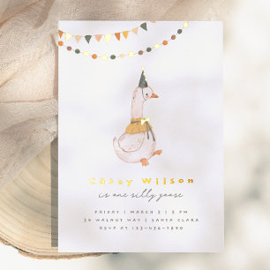 One Silly Goose Gender Neutral 1st Birthday Party