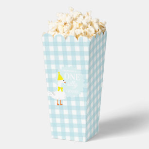One Silly Goose Gingham 1st Birthday Favour Box