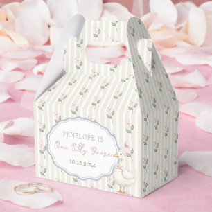 One Silly Goose Girl 1st Birthday Favour Box