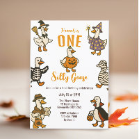 One Silly Goose Halloween First Birthday