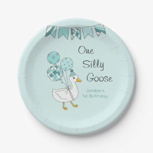 One Silly Goose Paper Plates