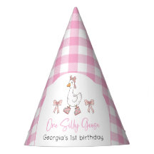 One Silly Goose Pink 1st Birthday