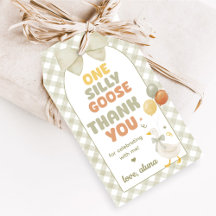 One Silly Goose Spring Birthday Favor Tags