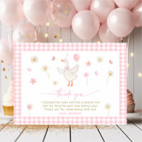 One Silly Goose Spring Pink Daisy Birthday