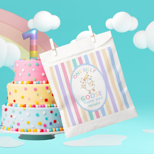 One Silly Goose Thank You First Birthday Favour Bags