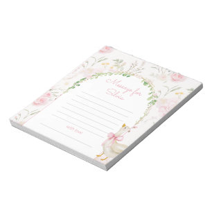 One Silly Goose time capsule message Notepad