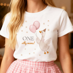 One Silly Mama Goose Spring Party Farm Birthday Tri-Blend Shirt