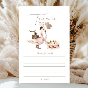 One Silly Vintage Birthday Goose Time Capsule