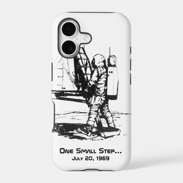 One Small Step Apollo 11 Moon Landing (Back)