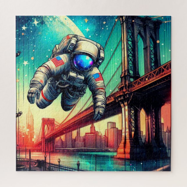 ONE SMALL STEP BROOKLYN 3 JIGSAW PUZZLE (Vertical)