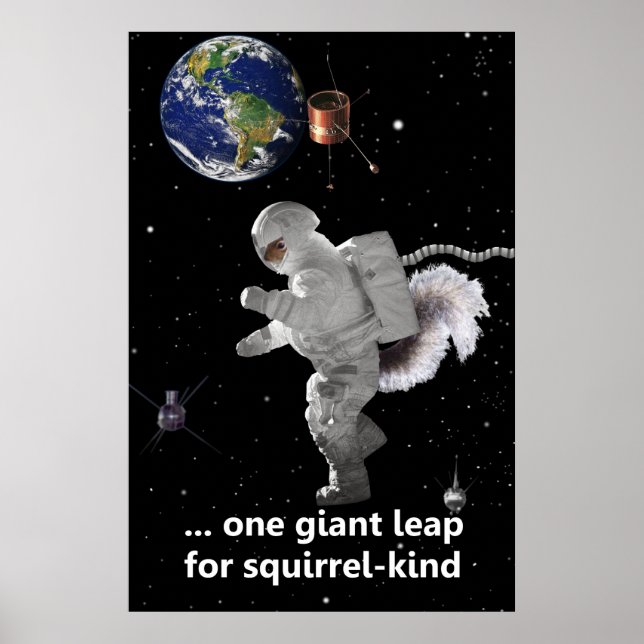 One Small Step for Squirrel Kind Poster (Front)