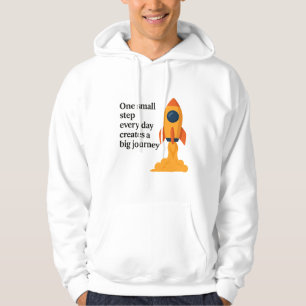 One Small Step - Motivational Hoodie