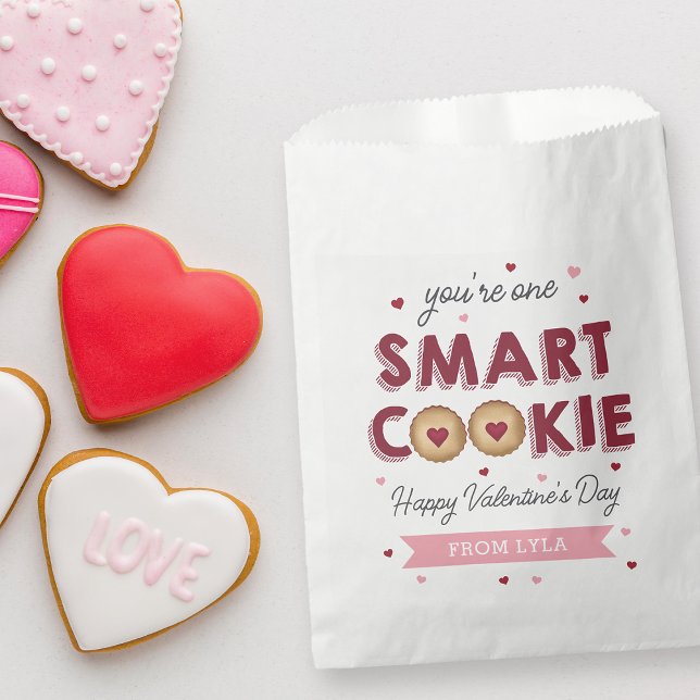 One Smart Cookie Classroom Valentine's Day Favour Bags (Creator Uploaded)