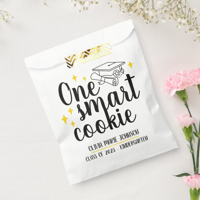 One Smart Cookie Custom Kids Graduation Favour Bags (Sealed)