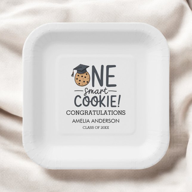 One Smart Cookie Graduation Class of Paper Plate (Creator Uploaded)