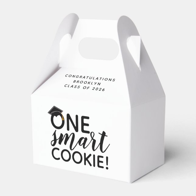 One Smart Cookie Graduation Favour Box (Front Side)