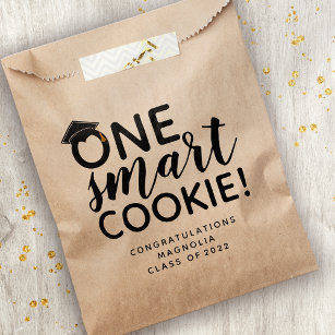 One Smart Cookie Graduation kraft Favour Bags